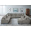 Canapé Agey Degeorge de style moderne à 8 places avec repose-pieds Avery-1576033877