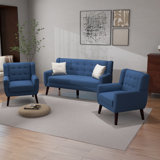 Blue Living Room Sets & Couches You'll Love | Wayfair