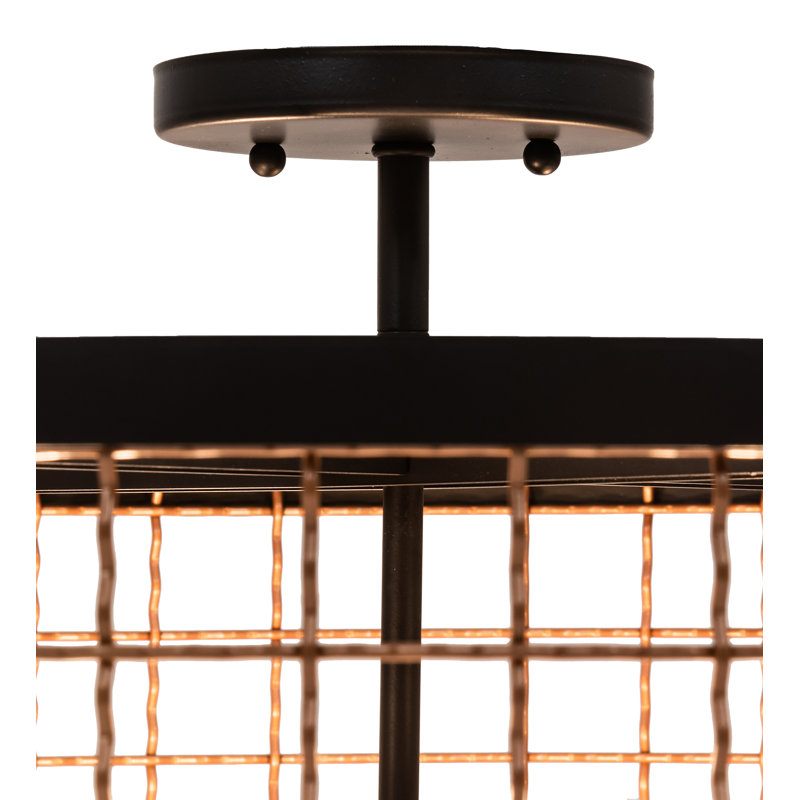 Jesenof 4 - Light Semi Flush Mount, 12" H x 24" W x 24" D
