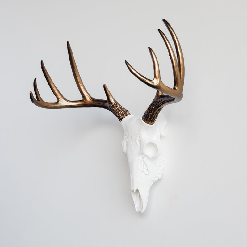 Décoration murale, Blanc, bronze