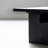 51.97" Black Solid wood Rectangular Coffee Table