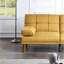 Couleur moutarde avec pieds en bois massif et rembourrage en mousse de style contemporain-1906612844