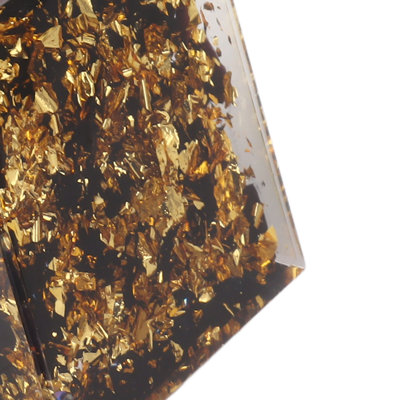 Pyramide d'orgonite de 5 cm pour la guérison des cristaux de méditation