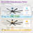 84" Industrial Ceiling Fans,Large Ceiling Fan With 8 Reverisble Aluminum Blades, Quiet Dc Motor, 6-Speed Remote, Indoor/Outdoor Ceiling Fans For Patios/Garage/Porch-1641147309