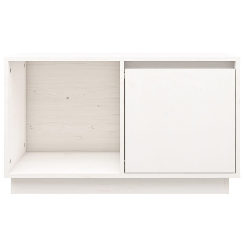 Unfinished TV Stand for TVs up to 28", White