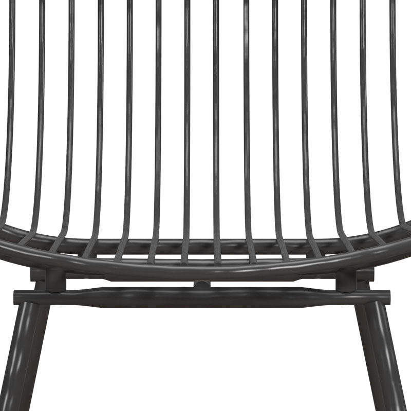 Counter Stool with Metal Frame, Grey
