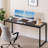 Rectangle Table, Computer Desk With Metal Base