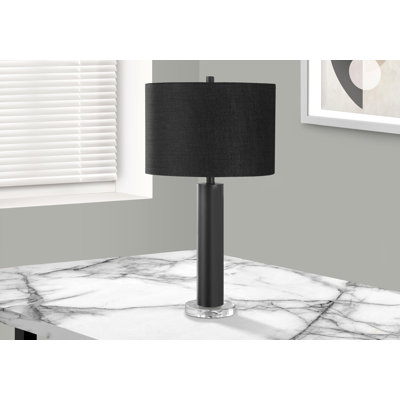 Lighting, 28"H, Table Lamp, Black, Black Shade, Contemporary
