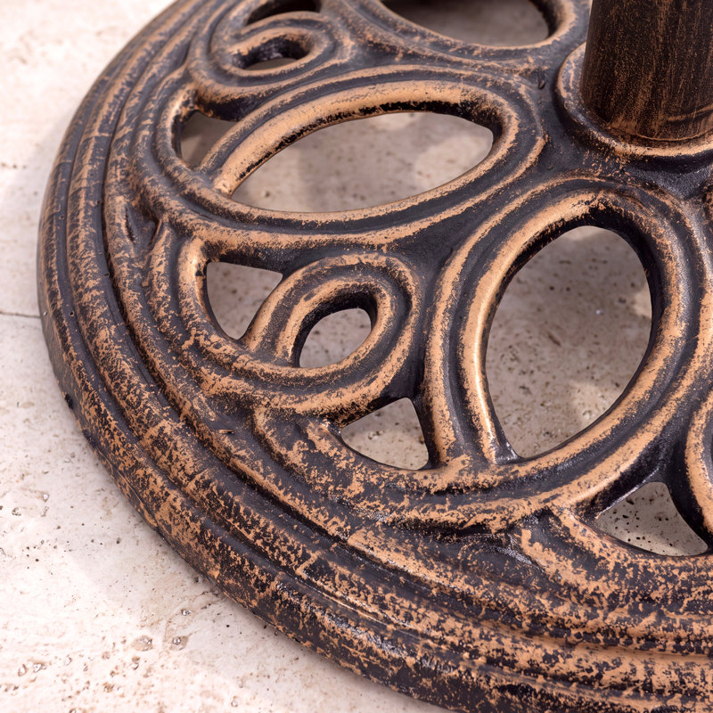 12 kg Cast Iron Umbrella Base, Bronze