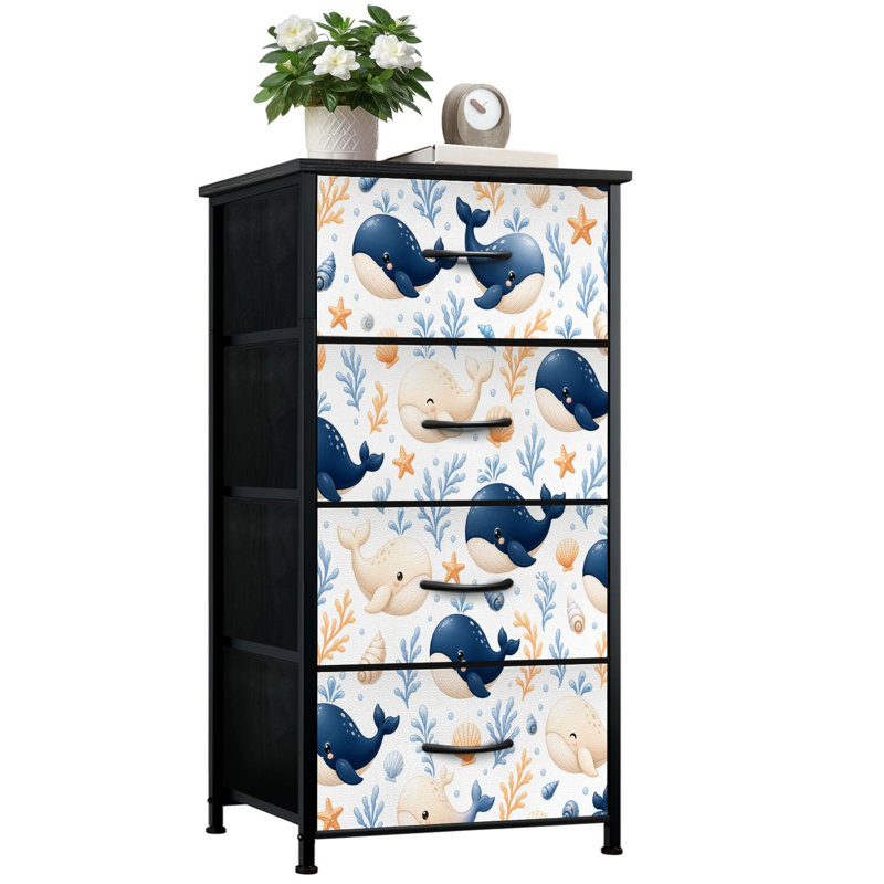 Commode de rangement verticale 4 tiroirs