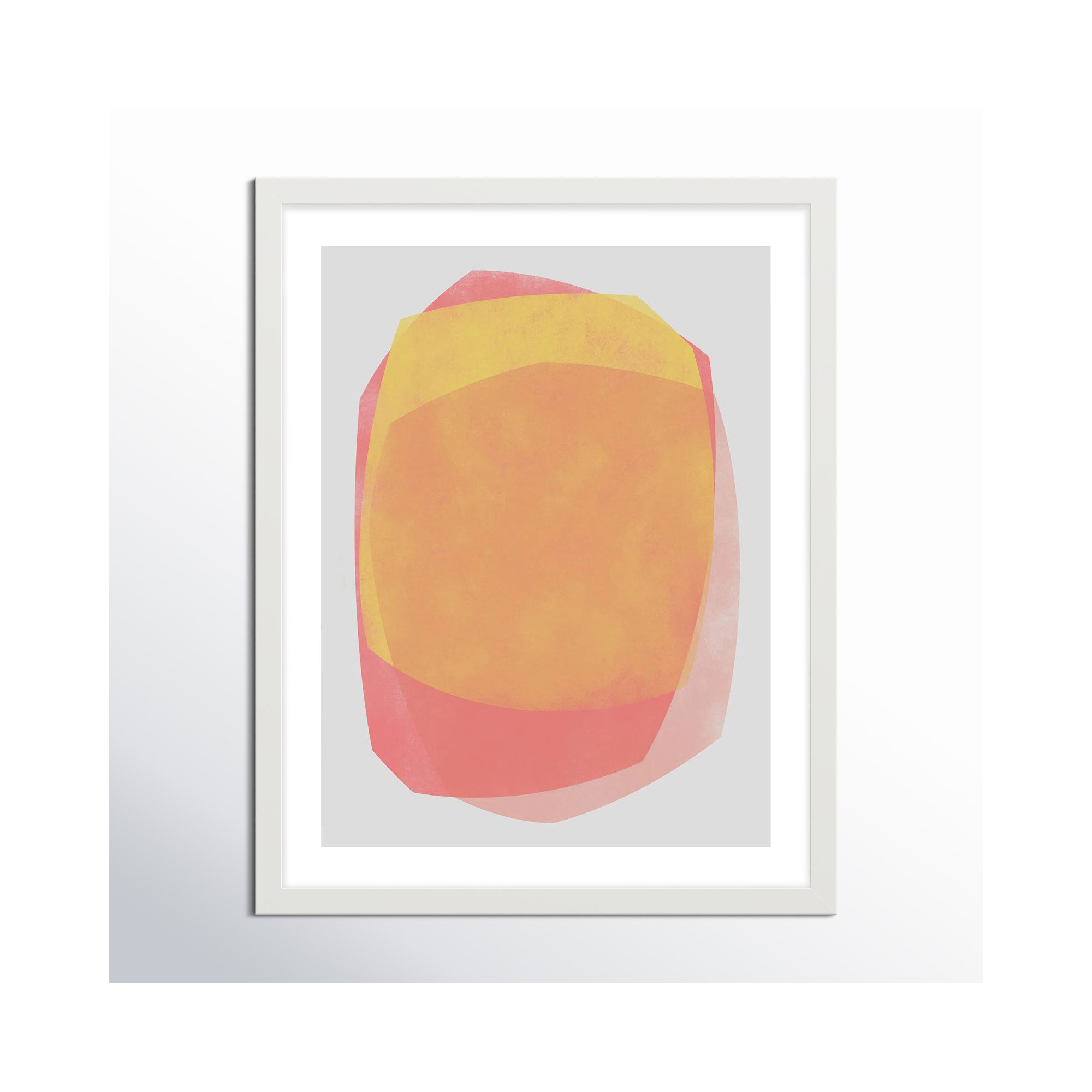 Eclipse 2 by Jacques Pilon, White, 38" H x 30" W
