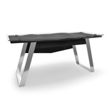 Glass Top Metal Base
