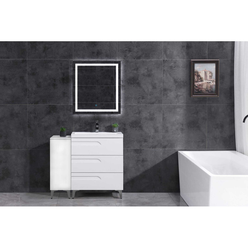 Alissabeth 12'' Bathroom Vanity with Manufactured Wood Top
