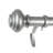 MacLaine Metal Adjustable  Single Curtain Rod-33392460-33392465