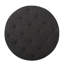 Tissu élégant avec boutons et surpiqûres gaufrées, couleur gris anthracite, base en bois de pin, ornement rond et touffeté chic 40 po x 20 po, 19,71 po