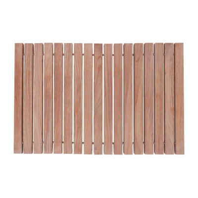 Idania Teak Non-Slip Bath Mat