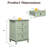 Modern 3-Drawer Wooden Nightstand-350354791