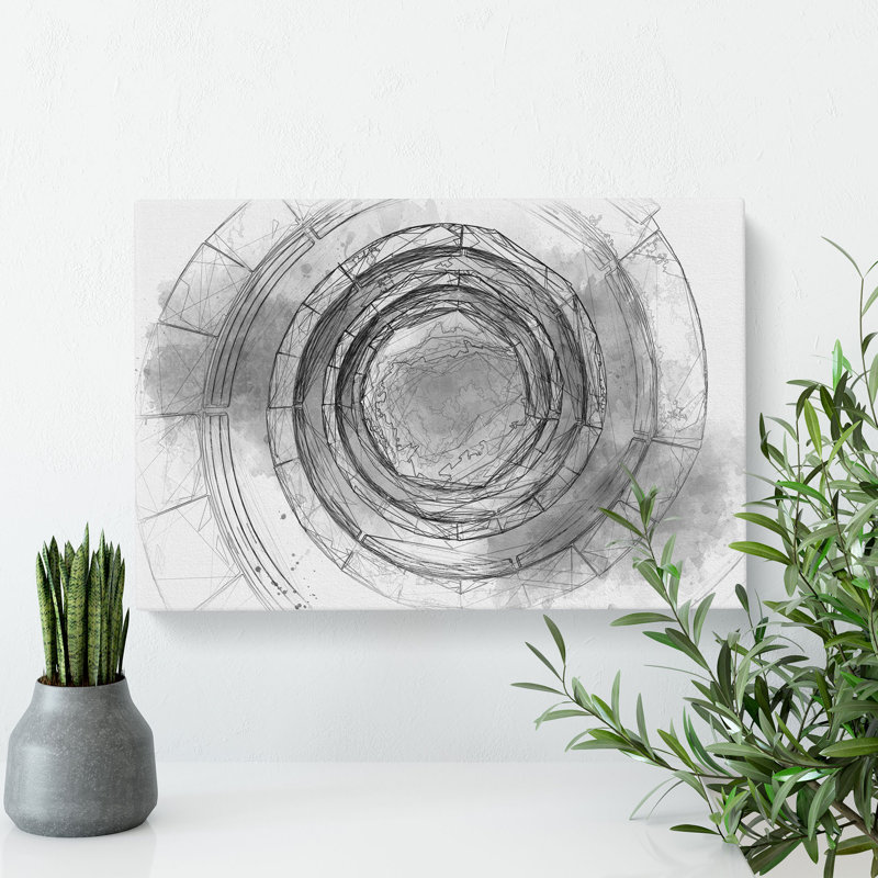 Spiral To The Sky - Wrapped Canvas, 45cm H x 76cm W x 4cm D