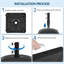 5.5kg Free Standing Umbrella Base with Wheels