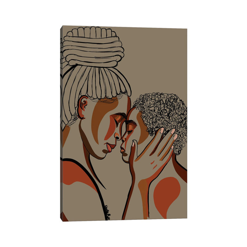 Mommy And Me III by NoelleRx - Wrapped Canvas Print, 66.04 cm H x 45.72 cm W x 3.175 cm D
