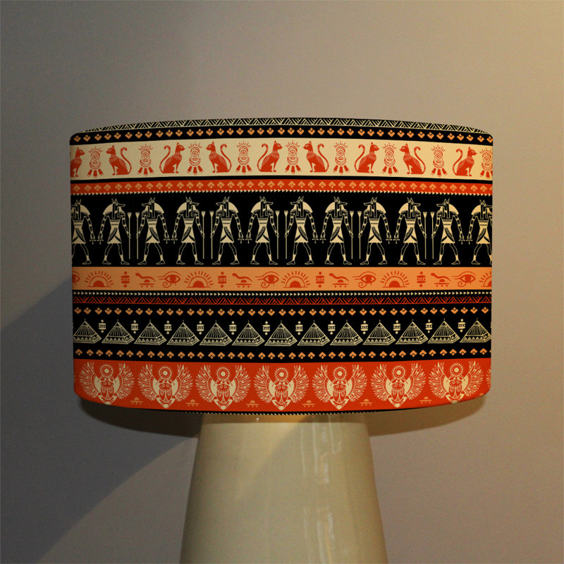 Cotton Drum Lamp Shade ( Uno ), 25cm H x 40cm W x 40cm D