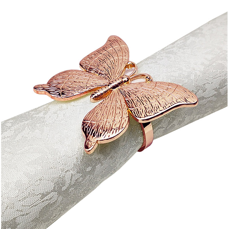 Metal Napkin Ring, Rose Gold