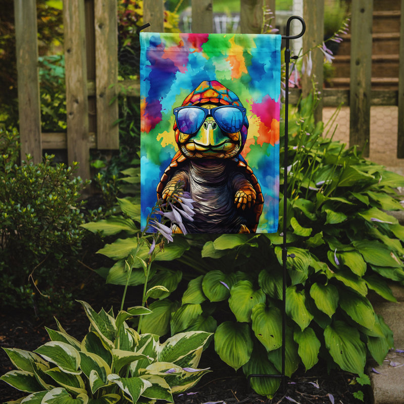 Drapeau de jardin hippie