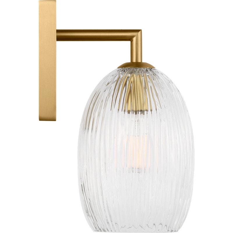 Wilmont Wall Sconce, Burnished Brass