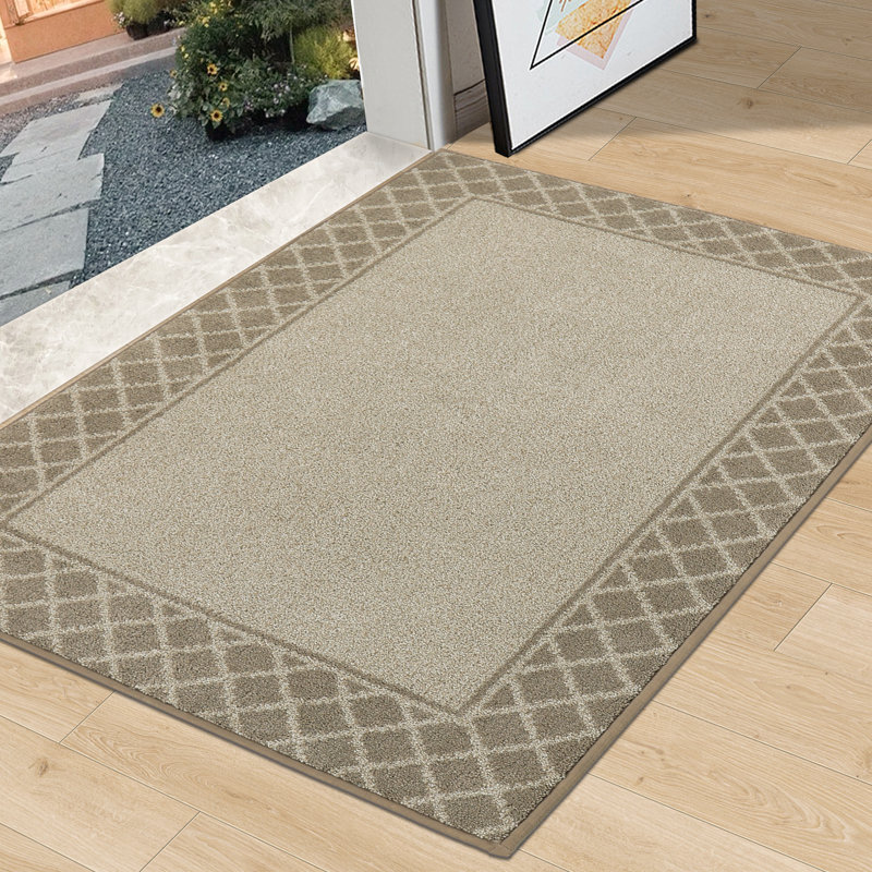 Non-Slip Indoor Doormat, Beige, 81.3cm W x 121.9cm L