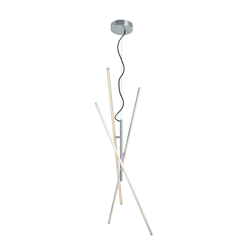 Alixandra 3 - Light Satin Nickel LED Cluster Pendant