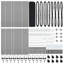 100 cm H x 10000.01 cm W Plastic Border Fencing