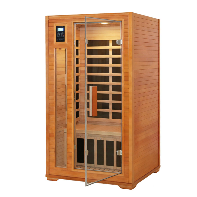 Sauna infrarouge FAR à 1 personne avec Bluetooth en pruche du Canada