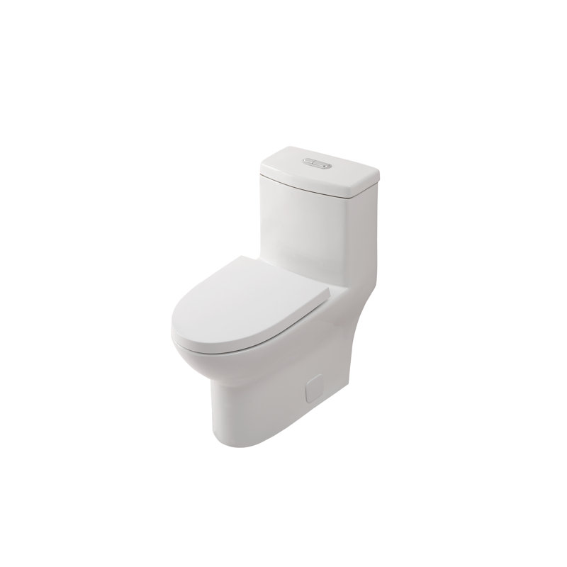 Toilette allongée une pièce à double chasse Winslet (siège inclus)