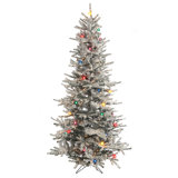 90' H Lighted Artificial Spruce Christmas Tree