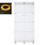 Armoire vitrée à 2 portes avec 4 lumières DEL-670020988