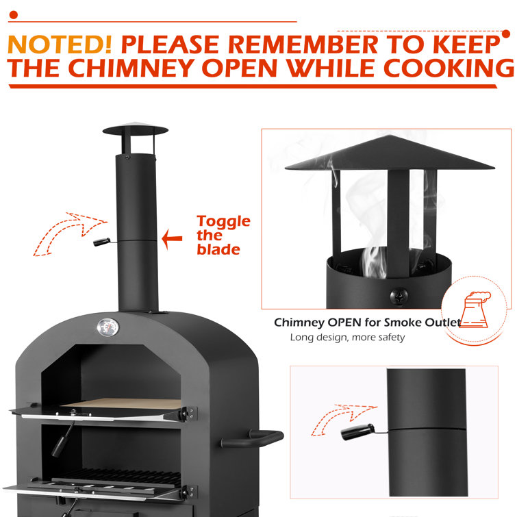 esright wood fired pizza oven