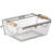  Multipurpose Metal Mesh Basket With Wooden Handle Storage Organizer For Kitchen Pantry Bathroom Cabinet Closet Countertop Fruit Holder Picnic Food And Beverages Carrier And Home Decor, Large-530245574