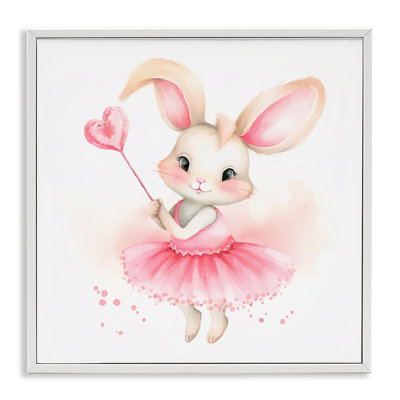 Ballerine lapin avec baguette, art giclée par Andrea Haase