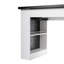 Bureau à domicile cannelé 55 po avec prise de courant-1260313443-1260313444