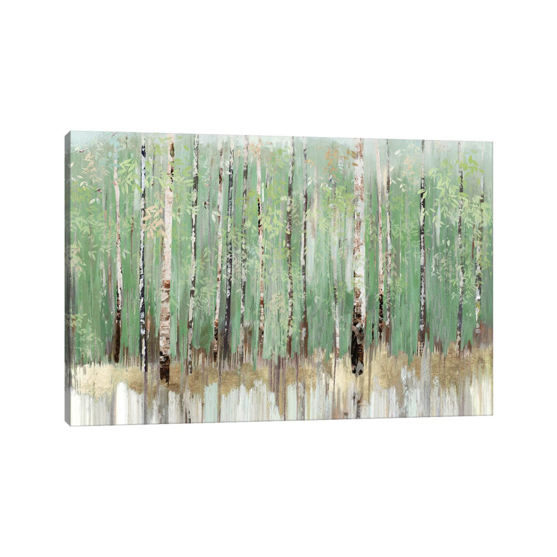 "Tree essence I" par Allison Pearce, reproduction d’art, Toile tendue, H 26 po x l 40 po x 1,5 po, Pas de tapis