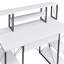 Bureau avec tablettes ouvertes et huche-615673617