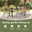 4 - Person Patio Dining Set with Rectangular Table