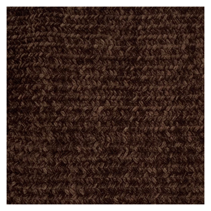 Gianluca Polyester Chenille Braided Area Rug - Chestnut, 24" x 108" Runner
