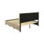 Lit avec rangement tapissier Leonard-675237040