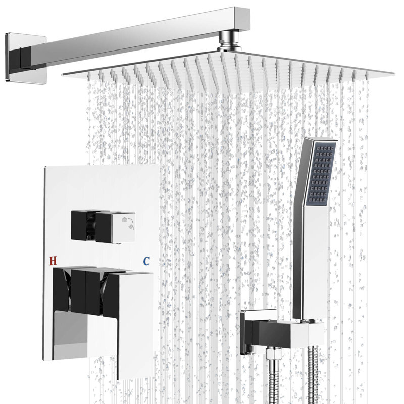 Robinet de douche 12 po, Chrome chrome