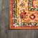 Dercyn Geometric Medallion Orange/Blue Rug