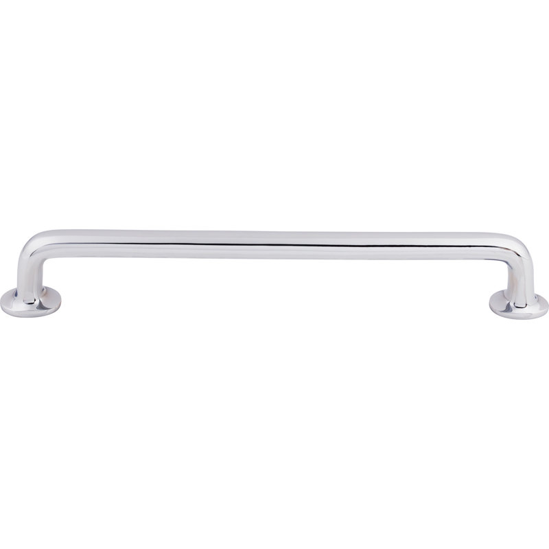 Aspen II Rounded Appliance pull, Polished Chrome, 12" Center to Center