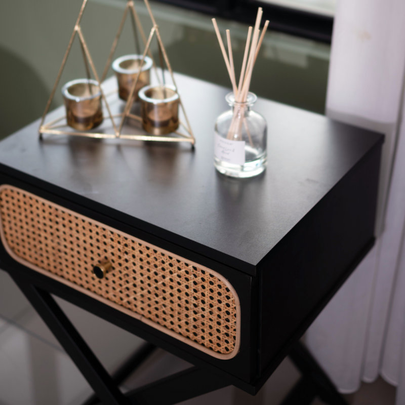 Honebein 50.2 cm W Bedside Table