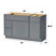 Base de meuble-lavabo simple 51 po seulement-97679177