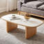 Table basse moderne simple en bois massif